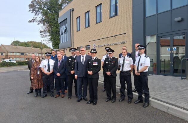 Roger Hirst PFCC joins Chief Constable Rachel Nolan at the opening of the new £4.5m Essex Police station in Dovercourt