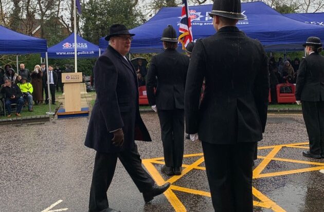 Roger Hirst MBE at Passing out parade HQ 9th Jan 2026