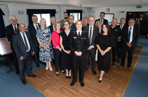 Rachel Nolan welcomed to post by PFCC, Lord Lieutenant and community safety partners.