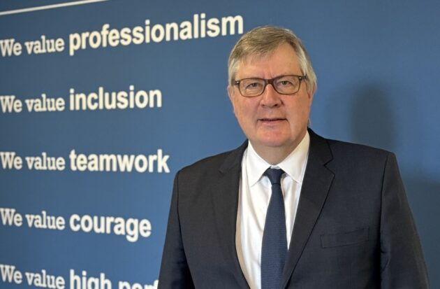 Roger Hirst MBE with values