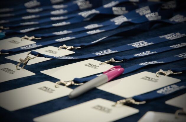 conference badges to illustrate PFCC conference