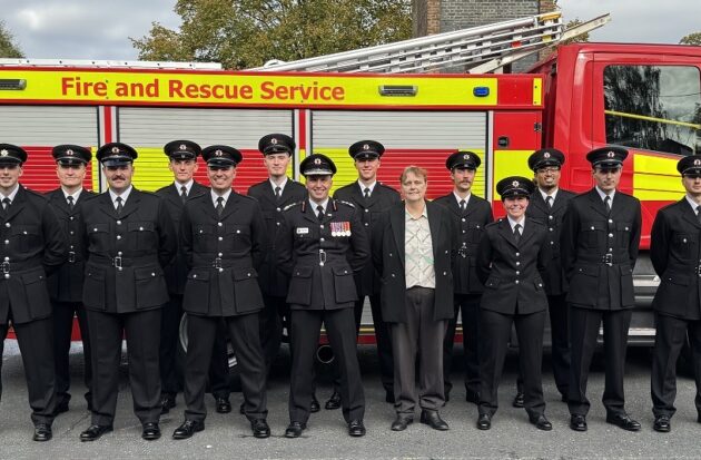 ECFRS passout parade with Jane G Thurs 9th Oct