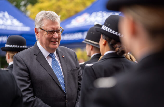 Roger Hirst, PFCC welcoming 68 new recruits to Essex Police today.