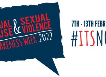 Sexual abuse and sexual violence awareness logo 2023