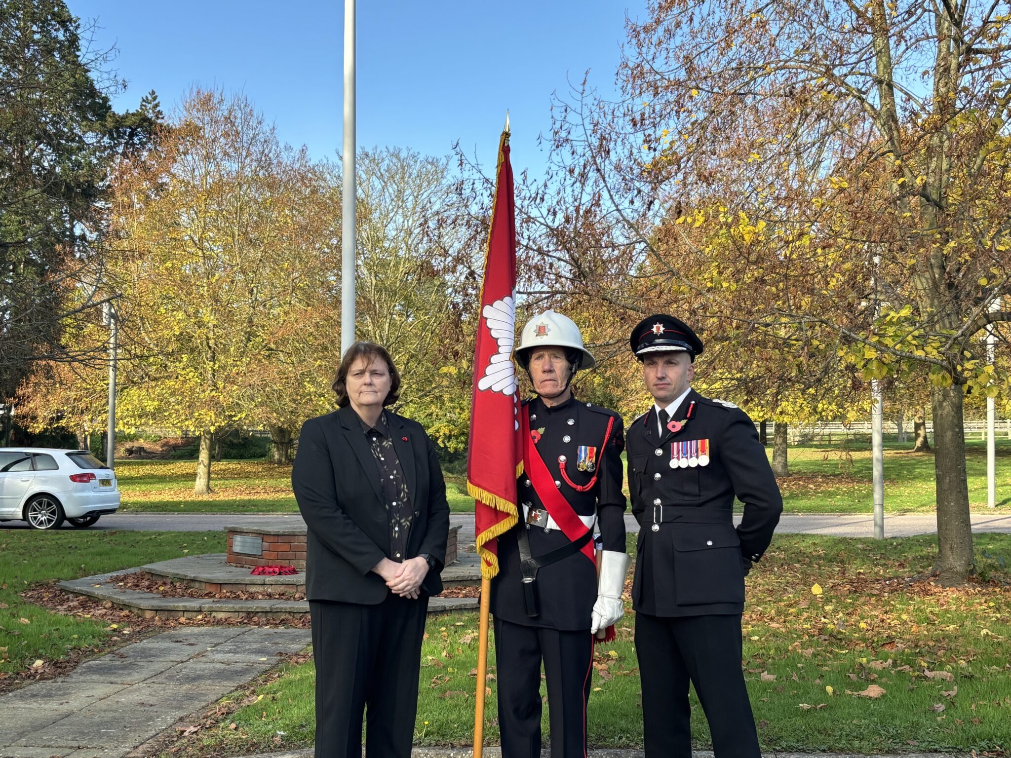 Remembrance Day tributes paid by PFCC and Deputy PFCC Essex Police